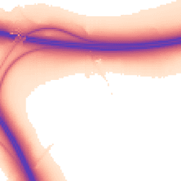 Night-time road noise heatmap for CH2 4HF