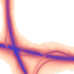 Night-time road noise heatmap for CH2 4HH