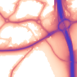 Daytime road noise heatmap for CH2 4HN