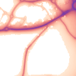 Daytime road noise heatmap for CH2 4HS