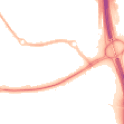 Night-time road noise heatmap for CH2 4HT