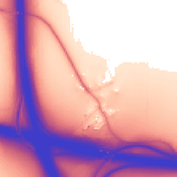 Daytime road noise heatmap for CH2 4HW