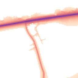 Daytime road noise heatmap for CH2 4JF