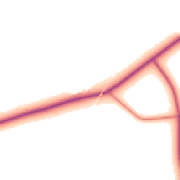 Daytime road noise heatmap for CH2 4JS