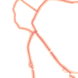 Daytime road noise heatmap for CH2 4NL