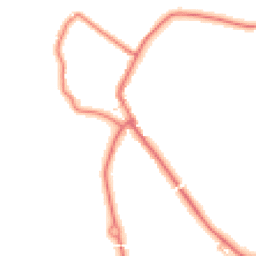 Daytime road noise heatmap for CH2 4NN
