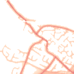 Daytime road noise heatmap for CH2 4PF