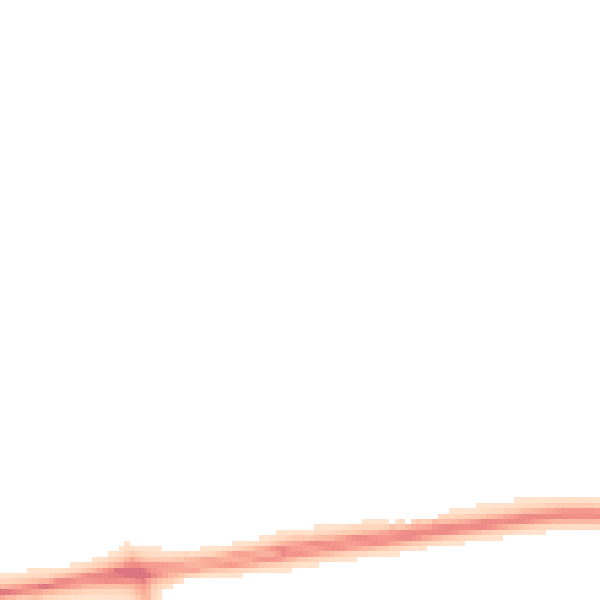 Night-time road noise heatmap for CH2 4PJ
