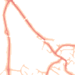 Daytime road noise heatmap for CH2 4QA