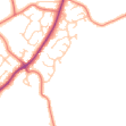 Daytime road noise heatmap for CH2 4QP