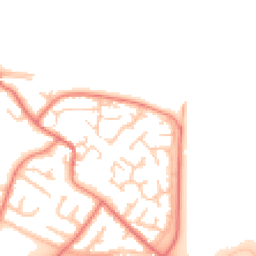 Daytime road noise heatmap for CH2 4RH