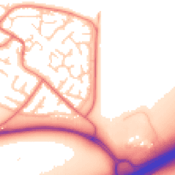 Daytime road noise heatmap for CH2 4RN