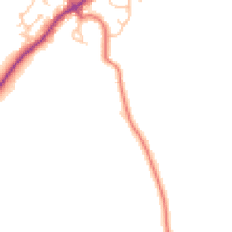 Daytime road noise heatmap for CH2 4TA