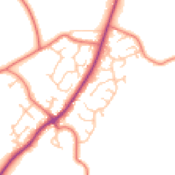 Daytime road noise heatmap for CH2 4TH