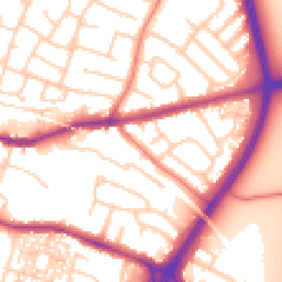 Daytime road noise heatmap for CH3 5AA
