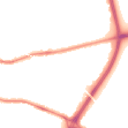 Night-time road noise heatmap for CH3 5AB