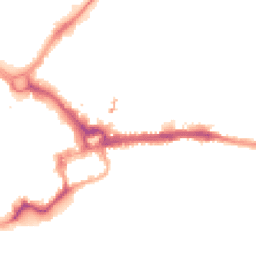 Night-time road noise heatmap for CH3 5AD
