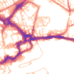 Daytime road noise heatmap for CH3 5AE