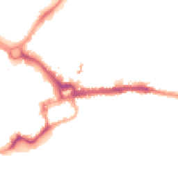 Night-time road noise heatmap for CH3 5AE