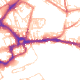 Daytime road noise heatmap for CH3 5AF