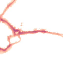 Night-time road noise heatmap for CH3 5AF