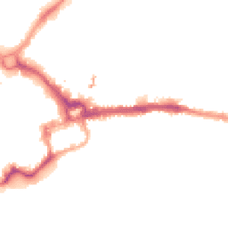 Night-time road noise heatmap for CH3 5AG