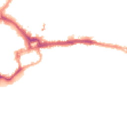 Night-time road noise heatmap for CH3 5AJ