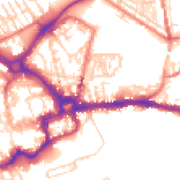 Daytime road noise heatmap for CH3 5AL