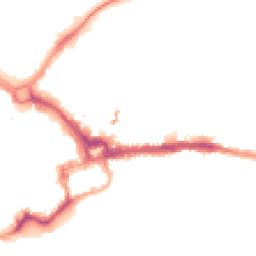 Night-time road noise heatmap for CH3 5AL
