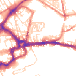 Daytime road noise heatmap for CH3 5AP