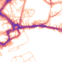 Daytime road noise heatmap for CH3 5AR