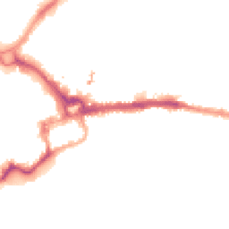Night-time road noise heatmap for CH3 5AS