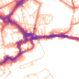 Daytime road noise heatmap for CH3 5AW