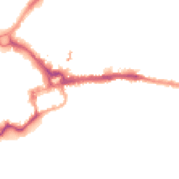 Night-time road noise heatmap for CH3 5AX