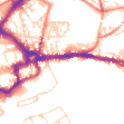 Daytime road noise heatmap for CH3 5AY