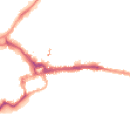 Night-time road noise heatmap for CH3 5BD