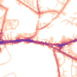 Daytime road noise heatmap for CH3 5BF