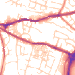 Daytime road noise heatmap for CH3 5BG