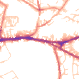 Daytime road noise heatmap for CH3 5BH