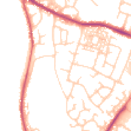 Daytime road noise heatmap for CH3 5BU