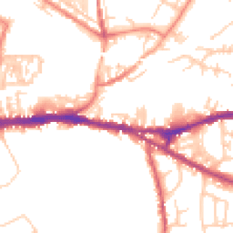Daytime road noise heatmap for CH3 5DF
