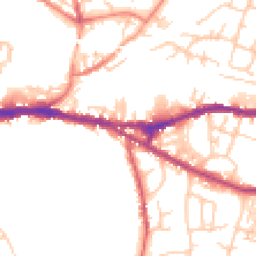 Daytime road noise heatmap for CH3 5DH