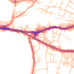 Daytime road noise heatmap for CH3 5DP