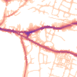 Daytime road noise heatmap for CH3 5DU