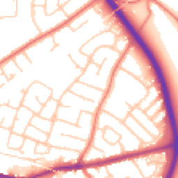 Daytime road noise heatmap for CH3 5HL