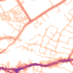 Daytime road noise heatmap for CH3 5JL