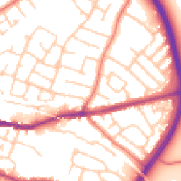 Daytime road noise heatmap for CH3 5LA