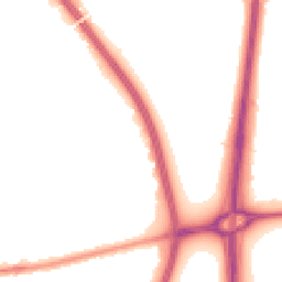 Night-time road noise heatmap for CH3 5LU