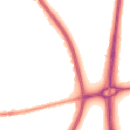 Night-time road noise heatmap for CH3 5LY