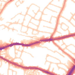 Daytime road noise heatmap for CH3 5NQ